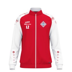 Polyesterjacke Sonic rot/weiß
