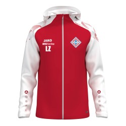 Kapuzenjacke Sonic rot/weiß